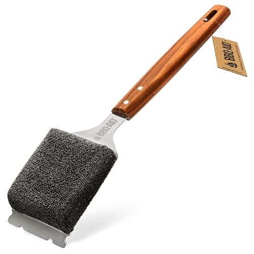 Bristle free grill brush - bristle,