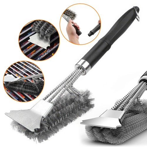 Bbq grill brush with - bbq,