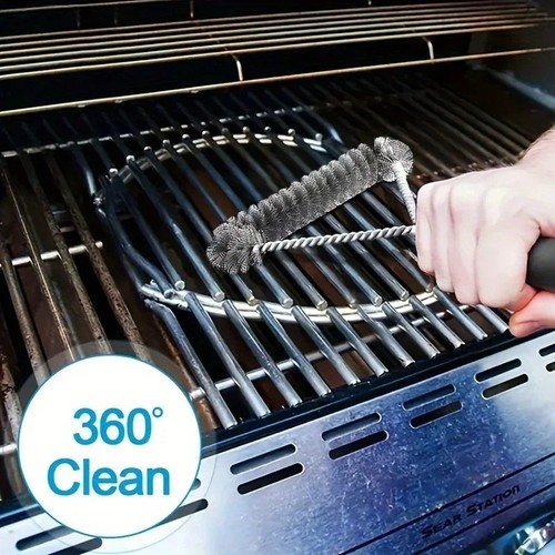 Weber bbq grill - grill, brush